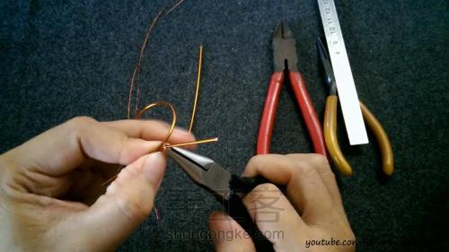 金属绕线——DIY手工编织太极图案吊坠【转载】 第4步
