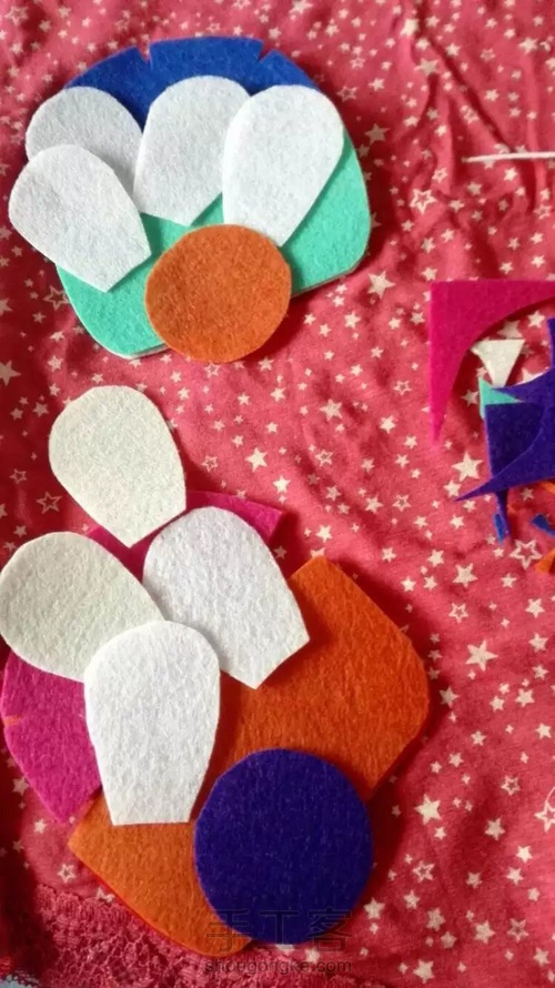 不织布小兔 第1步