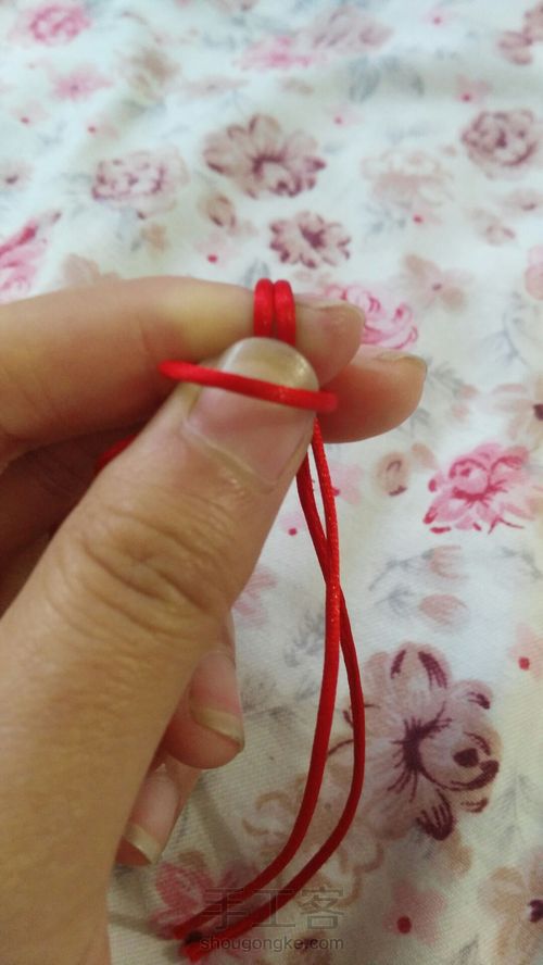 金刚结编发 第11步