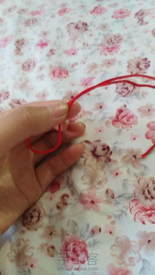 金刚结编发 第2步