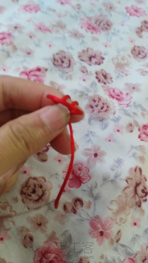 金刚结编发 第8步