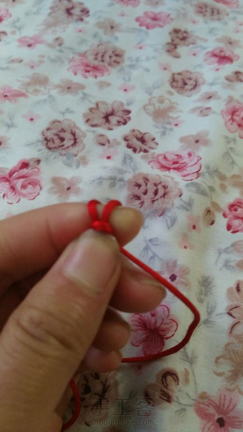 金刚结编发 第9步