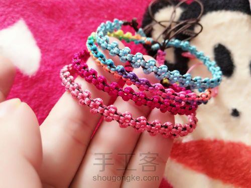 桃花手链 第1步