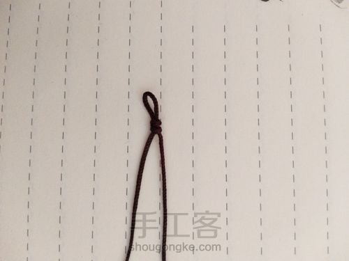 桃花手链 第2步