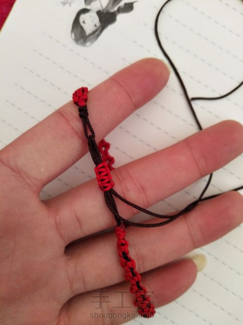 桃花手链 第21步