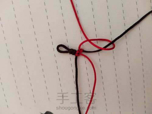 桃花手链 第5步