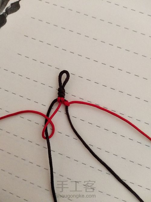 桃花手链 第6步