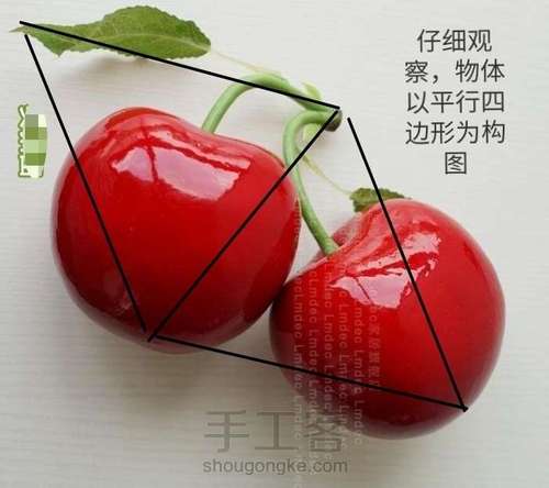 【干货】超详细的彩铅画樱桃教程 第2步