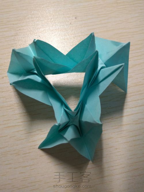 折纸花球 第21步