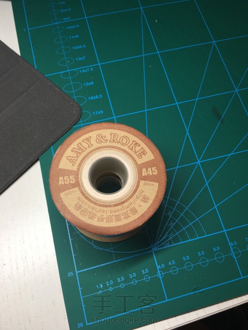 皮艺手艺经之手缝线 第1步