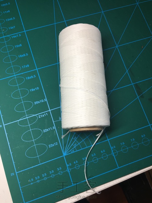 皮艺手艺经之手缝线 第4步