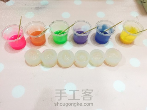 水果钥匙圈。 第3步