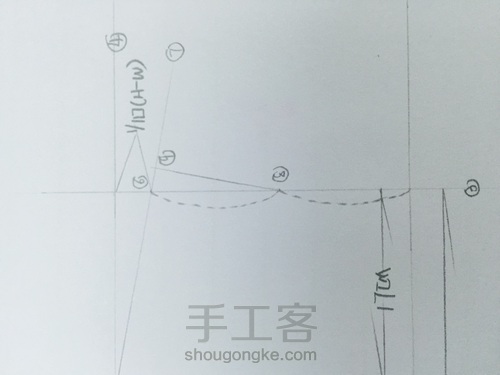 A型裙制图 第9步