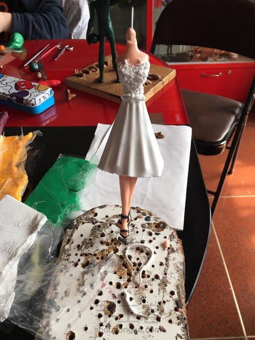 软陶人物制作教程……cc泥坊 第4步