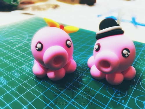 新手必学萌萌哒,小章鱼🐙 第9步