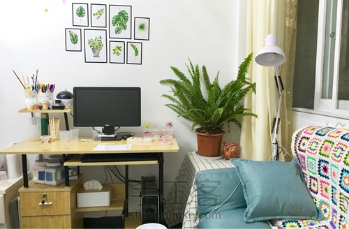 滴胶蕨叶书签 第1步