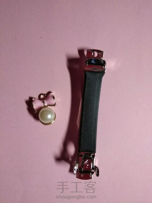 双色翻转蝴蝶节发饰 第2步