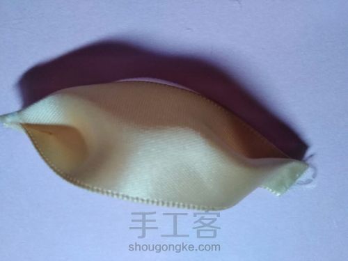 双色翻转蝴蝶节发饰 第9步