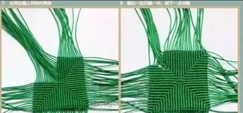 转载荷花编绳 第3步