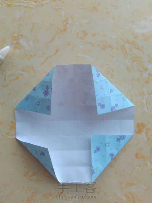 折纸盒子 第11步