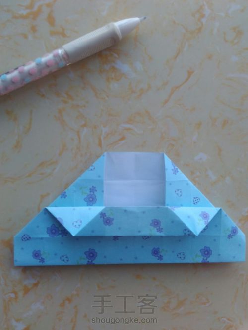 折纸盒子 第14步