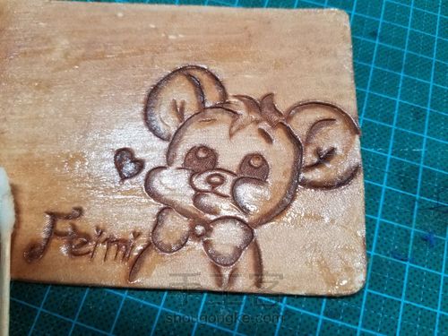 Tom和Jerry   皮雕皮艺钱夹 第7步