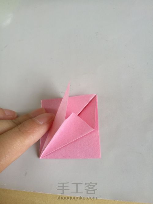 ［转］超详细的山梅花折纸教程 第11步