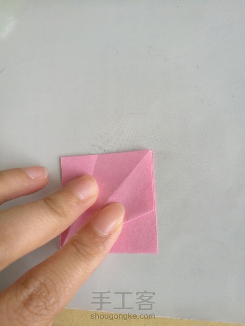 ［转］超详细的山梅花折纸教程 第12步