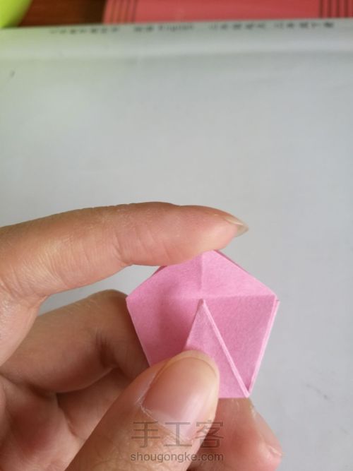 ［转］超详细的山梅花折纸教程 第15步