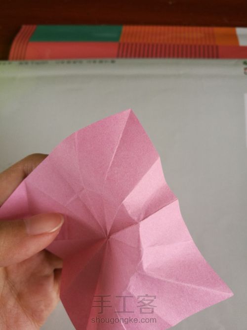 ［转］超详细的山梅花折纸教程 第18步