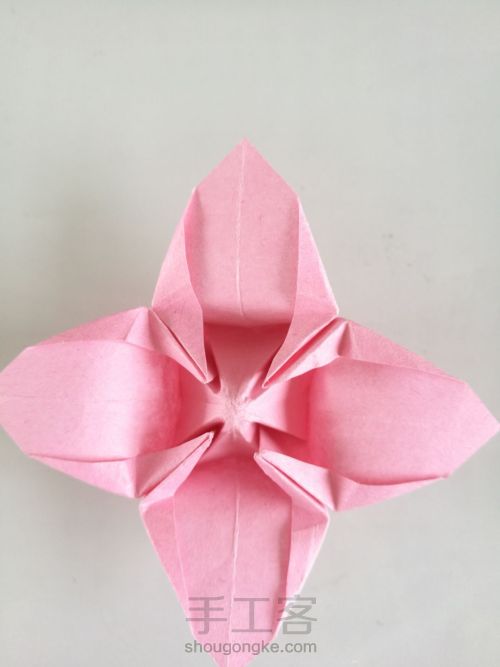 ［转］超详细的山梅花折纸教程 第24步