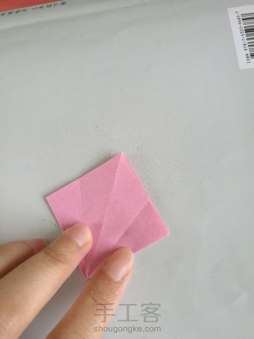 ［转］超详细的山梅花折纸教程 第6步