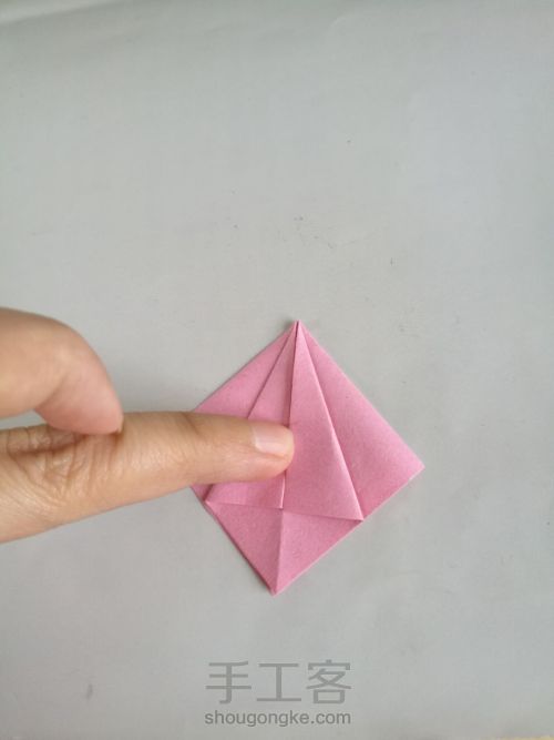 ［转］超详细的山梅花折纸教程 第7步