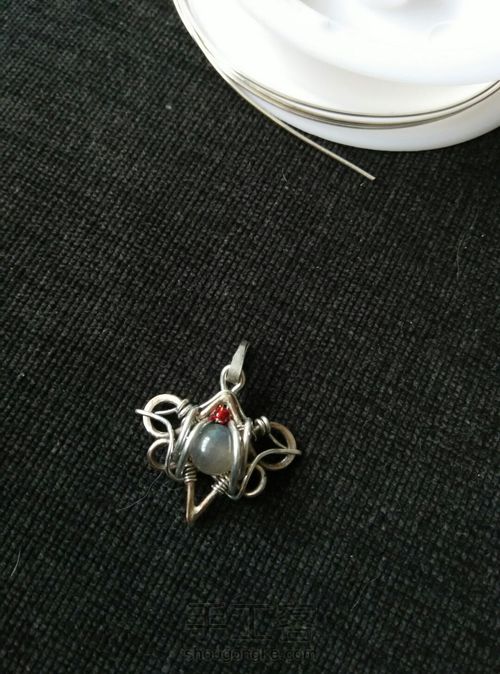 月光石绕线小吊坠 第8步