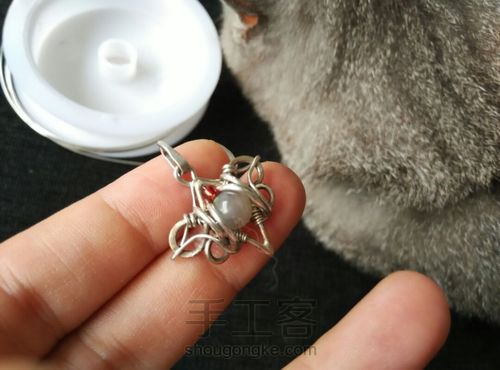 月光石绕线小吊坠 第9步