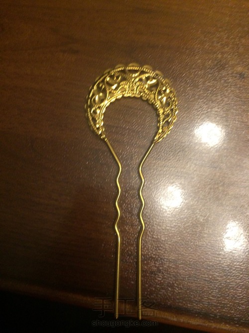 月亮吊扇发簪子 第2步