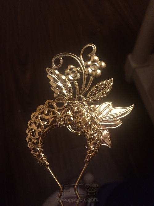 月亮吊扇发簪子 第3步