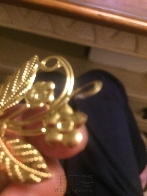 月亮吊扇发簪子 第5步