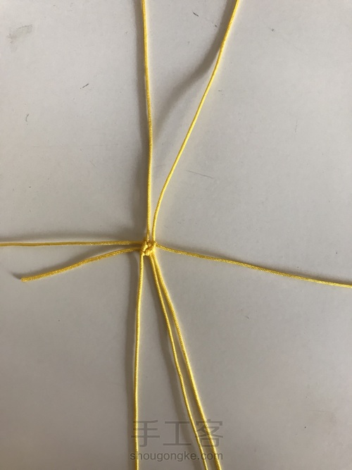 斜卷结立体小葫芦挂件（完整教程） 第11步