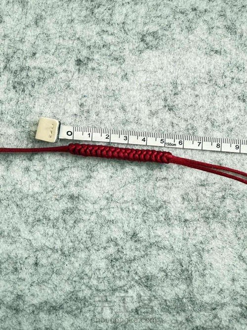 “金玉满堂·平安吉祥”红绳制作技法教学———非遗结绳公益活动体验款 第4步