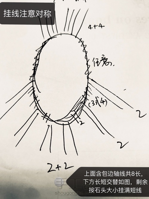 消灭线头！欧式风格小吊坠。 第4步