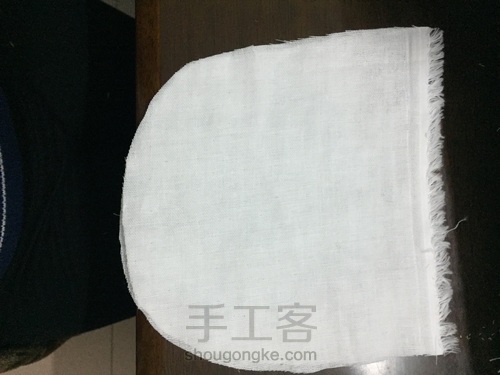 宝宝纱布隔汗巾 第3步