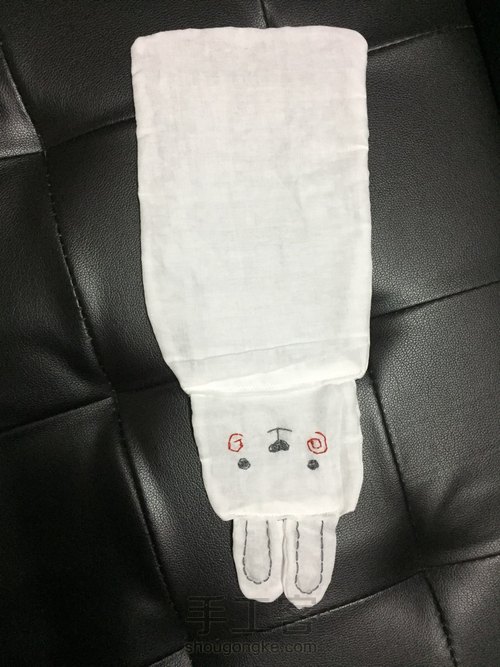 宝宝纱布隔汗巾 第9步