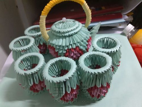 三角插靓茶具 第22步