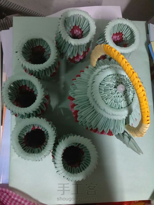 三角插靓茶具 第23步