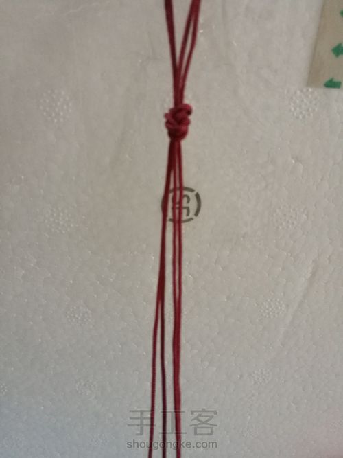 金钱手链 第1步