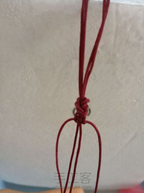 金钱手链 第2步