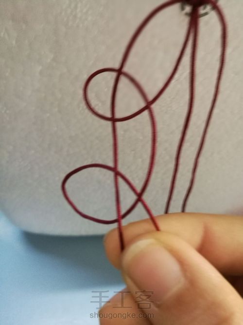 金钱手链 第5步