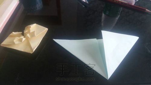 【折纸】别样爱心  不一样的简单爱心 第4步