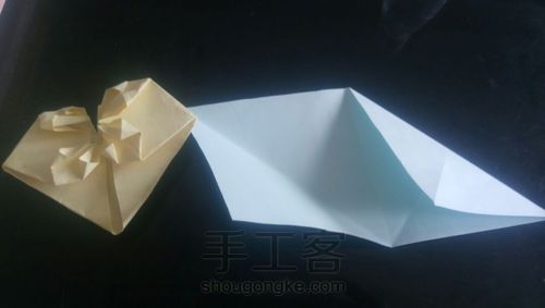 【折纸】别样爱心  不一样的简单爱心 第5步